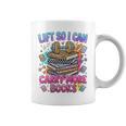 Women's Book Lover Fitness Mom Lifting Reading Humor Graphic Graphic Print Coffee Mug