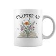 Women's Chapter 43 Book Lovers & Readers 43rd Birthday Wildflowers Graphic Print Coffee Mug Women's Chapter 43 Book Lovers & Readers 43rd Birthday Wildflowers Graphic Print Coffee Mug