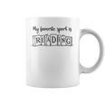 Women's My Favorite Sport Is Reading Fun Book Fan Reader Sketch Art Graphic Print Coffee Mug