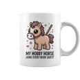 Women's My Hobby Horse Joins Every Book Quest Reading Lover Graphic Print Coffee Mug Women's My Hobby Horse Joins Every Book Quest Reading Lover Graphic Print Coffee Mug