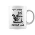 Women's Off To Join The Book Club Reading Bookworm Graphic Print Coffee Mug Women's Off To Join The Book Club Reading Bookworm Graphic Print Coffee Mug
