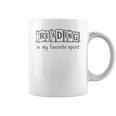 Women's Reading Is My Favorite Sport Book Lover & Reader Graphic Print Coffee Mug