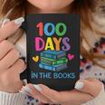 100 Days In The Books School Celebration Graphic Print Coffee Mug Unique Gifts