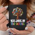 100 Days In The Books Tree Of Knowledge 100th Day Of School Graphic Print Coffee Mug Unique Gifts