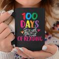 100 Days Of School Reading English Teacher Books Stack Graphic Print Coffee Mug Unique Gifts