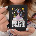 100th Day Of School 100 Days Smarter Books Space Astronaut Graphic Print Coffee Mug Unique Gifts