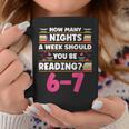 6 7 Meme Book Lover Teachers Bookish Men Women Kids Graphic Print Coffee Mug Unique Gifts