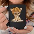 Adorable Fawn Reading Book Lover With Graphic Print Coffee Mug Unique Gifts Adorable Fawn Reading Book Lover With Graphic Print Coffee Mug Unique Gifts