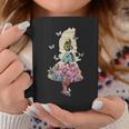 Alice In Wonderland Magical Garden Vintage Book Graphic Print Coffee Mug Unique Gifts