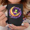Alien Reading Book UFO Moon Space Astronomy Graphic Print Coffee Mug Unique Gifts