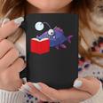 Anglerfish Reading Book Graphic Print Coffee Mug Unique Gifts