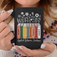 Applied Behavior Analysis ABA Therapist Floral Books Graphic Print Coffee Mug Unique Gifts