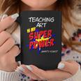 Art Painting School Teacher Superhero Superpower Comic Book For Men Women Graphic Print Coffee Mug Unique Gifts Art Painting School Teacher Superhero Superpower Comic Book For Men Women Graphic Print Coffee Mug Unique Gifts