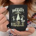 Attack From Uranus Retro Space Alien UFO Comic Book Graphic Print Coffee Mug Unique Gifts