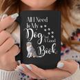 Australian Shepherd Dog Book Reading Love Mini Aussie Men Women Kids Graphic Print Coffee Mug Unique Gifts