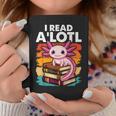 Axolotl Book Lover Librarian Reading Library Readers Graphic Print Coffee Mug Unique Gifts