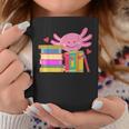 Axolotl Book Reading Librarian English Teacher For Men Women Kids Graphic Print Coffee Mug Unique Gifts