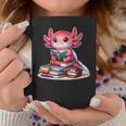 Axolotl Reading Bookworm Book Lovers Graphic Print Coffee Mug Unique Gifts Axolotl Reading Bookworm Book Lovers Graphic Print Coffee Mug Unique Gifts