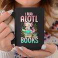 Axolotl Shirts For Girls Book Lover Cute I Read Alotl Books Graphic Print Coffee Mug Unique Gifts