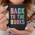 BACK TO THE BOOKS Happy First Day School Future Grads Graphic Print Coffee Mug Unique Gifts