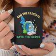 Ban The Fascists Save The Books Book Lover Worm Fish Graphic Print Coffee Mug Unique Gifts