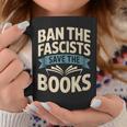 Ban The Fascists Save The Books Librarians Protest Book Bans Graphic Print Coffee Mug Unique Gifts