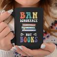 Ban Ignorance Not Books I Read Banned Books Graphic Print Coffee Mug Unique Gifts