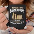 Banned Book Set Book Lover Banned Book List Librarian Graphic Print Coffee Mug Unique Gifts