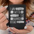 I Am With The Banned Books Reading Lovers Protest Book Bans Graphic Print Coffee Mug Unique Gifts I Am With The Banned Books Reading Lovers Protest Book Bans Graphic Print Coffee Mug Unique Gifts
