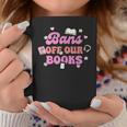 Bans Off Our Books Quote Graphic Print Coffee Mug Unique Gifts
