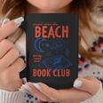 Beach Book Club Girl Summer Bookish Beach Day Librarian Graphic Print Coffee Mug Unique Gifts