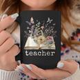 Beautiful Floral Open Book Teacher Men Women Graphic Print Coffee Mug Unique Gifts