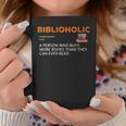 Biblioholic Definition Reading Nerd Book Lovers Geek Graphic Print Coffee Mug Unique Gifts