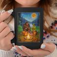 Bigfoot And Alien Reading Books Campfire Halloween Graphic Print Coffee Mug Unique Gifts Bigfoot And Alien Reading Books Campfire Halloween Graphic Print Coffee Mug Unique Gifts