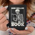 Bone-Chilling Book Skeleton Reading Bookworm Book Lovers Graphic Print Coffee Mug Unique Gifts Bone-Chilling Book Skeleton Reading Bookworm Book Lovers Graphic Print Coffee Mug Unique Gifts