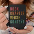 Book Chapter Verse Context Graphic Print Coffee Mug Unique Gifts Book Chapter Verse Context Graphic Print Coffee Mug Unique Gifts