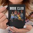 Book Club African American Bookworm Women Girl Reading Graphic Print Coffee Mug Unique Gifts