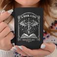 A Book A Day Keeps Reality Away Classic Fantasy Dragon Graphic Print Coffee Mug Unique Gifts