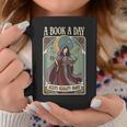 A Book a Day Keeps Reality Away Fairy Reading Tarot Card Graphic Print Coffee Mug Unique Gifts