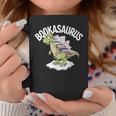 Book Dinosaur T-Rex Bookworm Dino Book Reading Graphic Print Coffee Mug Unique Gifts
