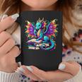 Book Dragon Reading Graphic Print Coffee Mug Unique Gifts