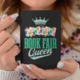 Book Fair Queen Literature School Book Fair Event Graphic Print Coffee Mug Unique Gifts