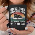 Book Lover Maine Coon Mom Just One More Chapter With My Cat Graphic Print Coffee Mug Unique Gifts