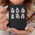 Book Lover Teacher Snowman Reading Books Christmas Winter Graphic Print Coffee Mug Unique Gifts