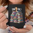 Book Lovers Book Nerd Bookworm I'm Ok Graphic Print Coffee Mug Unique Gifts Book Lovers Book Nerd Bookworm I'm Ok Graphic Print Coffee Mug Unique Gifts