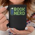 Book Nerd Pixel Retro Reading Bibliophile Gamer Graphic Print Coffee Mug Unique Gifts