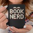 Book Nerd Retro Pixel Reading Librarian Aesthetic Graphic Print Coffee Mug Unique Gifts