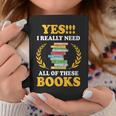 Book Reading Books Library Reading Rat Bookworm Graphic Print Coffee Mug Unique Gifts