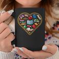 Book Reading Bookworm Reader Literature Heart Graphic Print Coffee Mug Unique Gifts