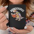 Book Reading Dinosaur T-Rex Dino Bookworm Graphic Print Coffee Mug Unique Gifts